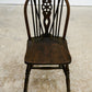 4 Elm & Ash Wheel back Windsor Dining Chairs