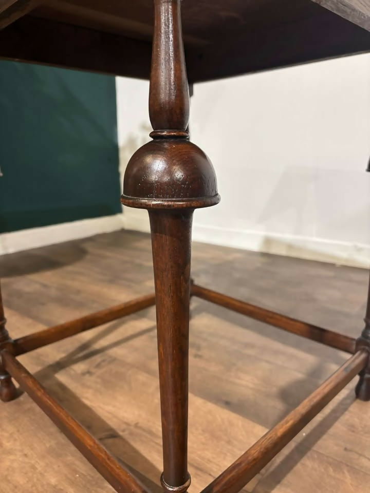 Early 20th Century  Oak Window Table5