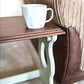 Vintage Upcycled Solid Oak Tudor Style Nesting Tables