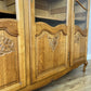 Bookcase Vintage French Louis XVI Oak Display Cabinet Carved Sideboard LOT 6313