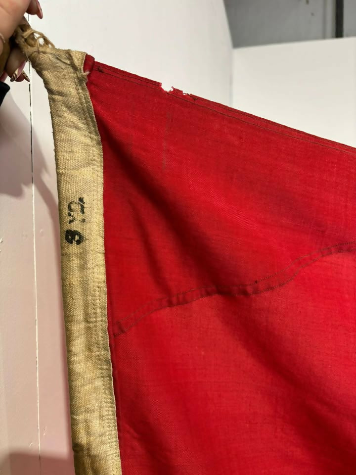 Large Vintage Royal Standard Flag, Three Lions Banner