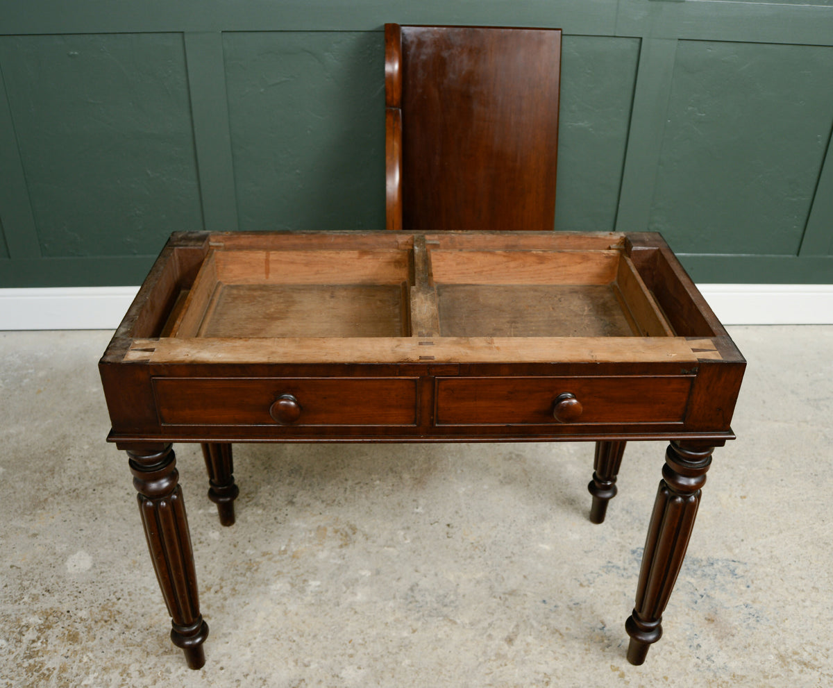 Victorian Mahogany Hall Console Table - Washstand - Bathroom Vanity Converison?