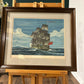 Vintage Lithograph By Richard Linton0