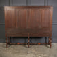 Double Bow Front Burr Walnut Drinks Cocktail Cabinet