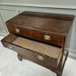 Vintage Georgian Chest Of Drawers Small Chest In Cuban Mahogany W Writing Slide