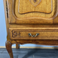 Cabinet Vintage French Louis XVI Style Oak Cupboard Carved Nightstand LOT 24342