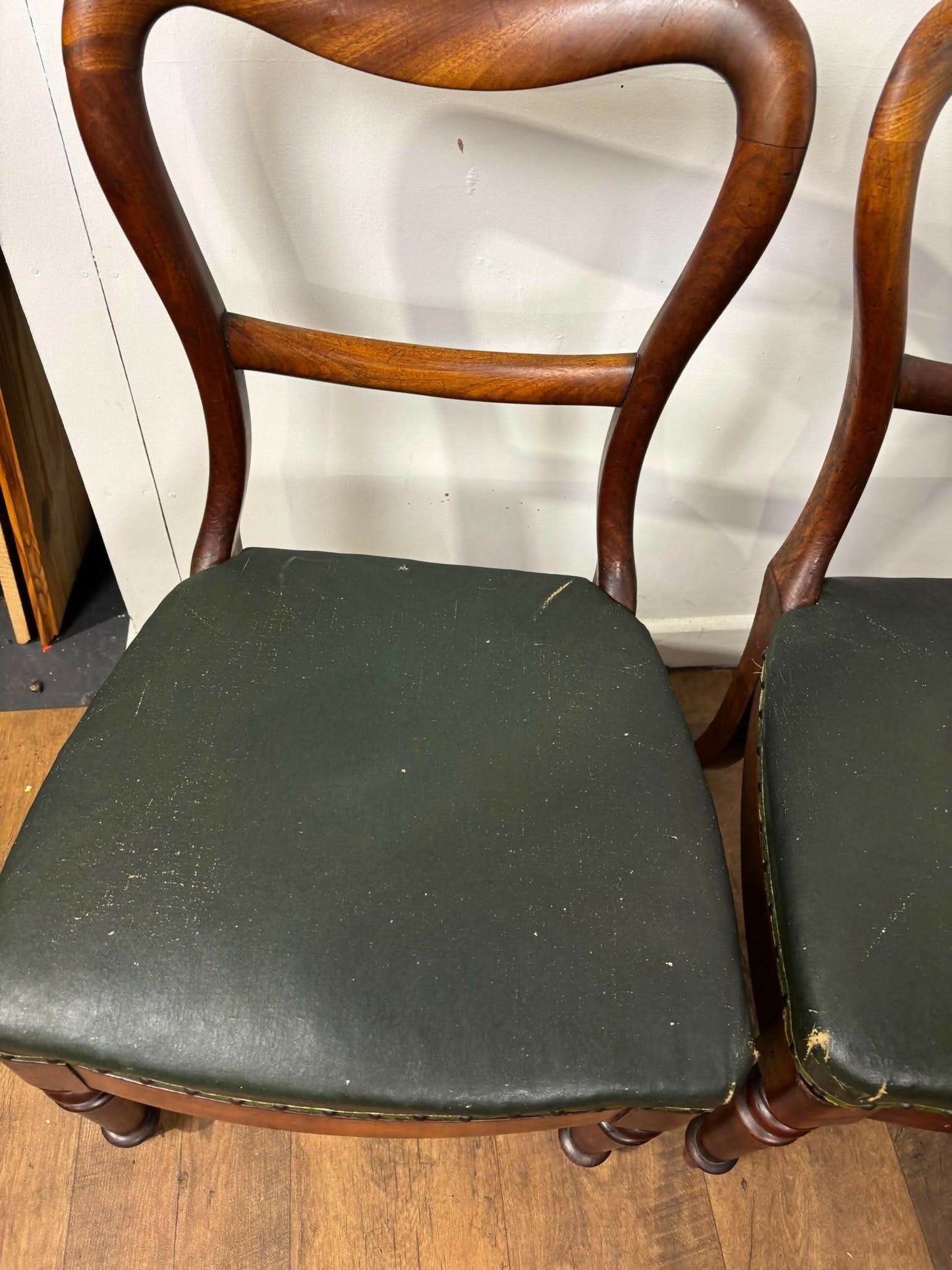 Set of Six Victorian Mahogany Dining Chairs
