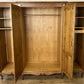 Wardrobe Vintage French Louis XVI Style Oak Four Door Carved Armoire LOT 4877