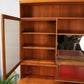 Retro McIntosh Wall Unit Tall Display Cabinet Drinks Cabinet in Teak Mid Century Retro