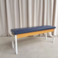 Vintage Mid Century Post Modern Modernist Hallway Dining Bench Seat Chair Retro R833