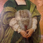 Classical Lady in Green – Decorative Framed Portrait Print
