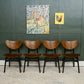 4 x G Plan Librenza Butterfly Back Dining Chairs - Tola Wood - E Gomme - 1960s