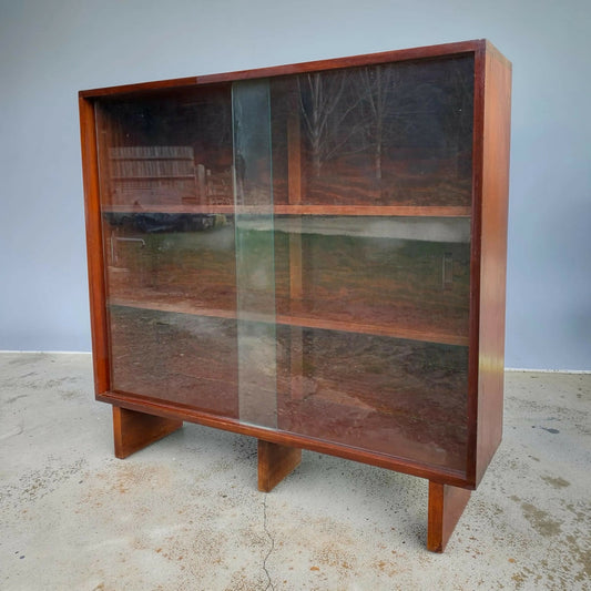 Mid century Teak bookcase display shelf Home Decor.