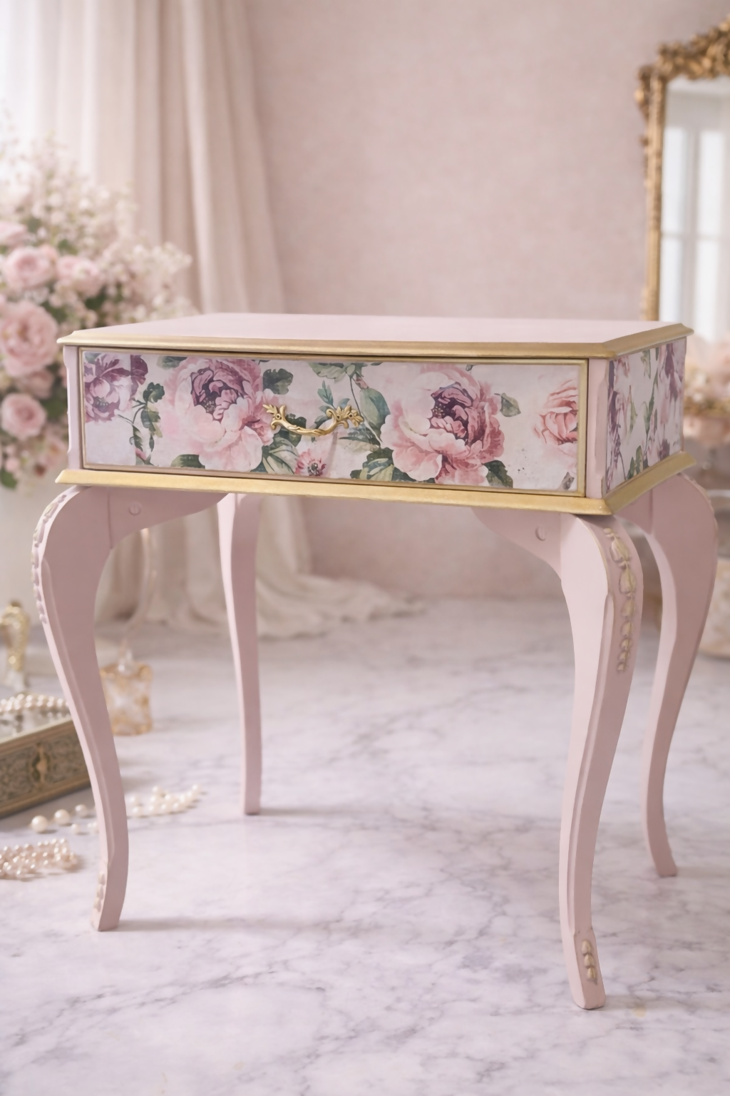 Vintage beautiful French style side table