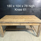 French Pine Farmhouse Kitchen Dining Table