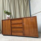 Vintage Late Mid Century Heals Sideboard Credenza Media Cabinet Unit Storage R1124