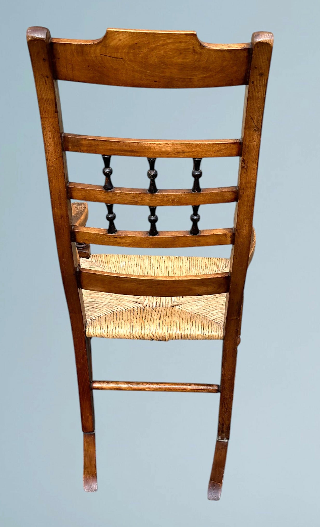 Antique 19th Century Rush Seat Rocking Chair