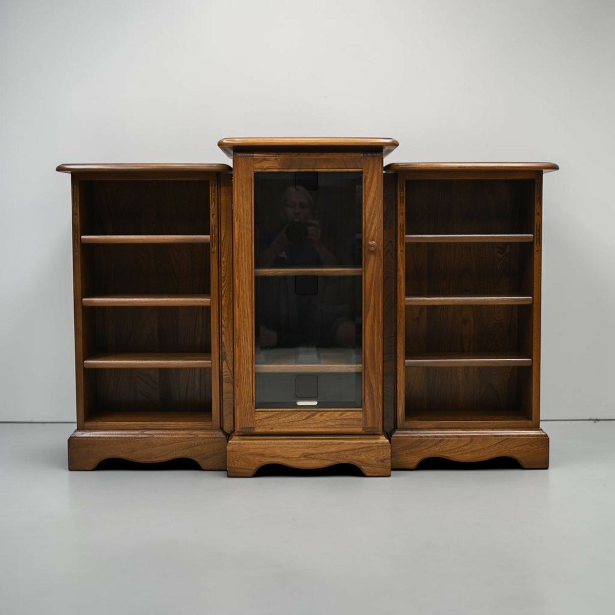 Ercol 3 Piece Midi Hi Fi Cabinet Golden Dawn Finish CD Storage FREE UK Delivery*