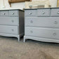 Pair Of Grey Painted Stag Minstrel Drawers