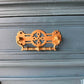 Blue Vintage Carved Sideboard