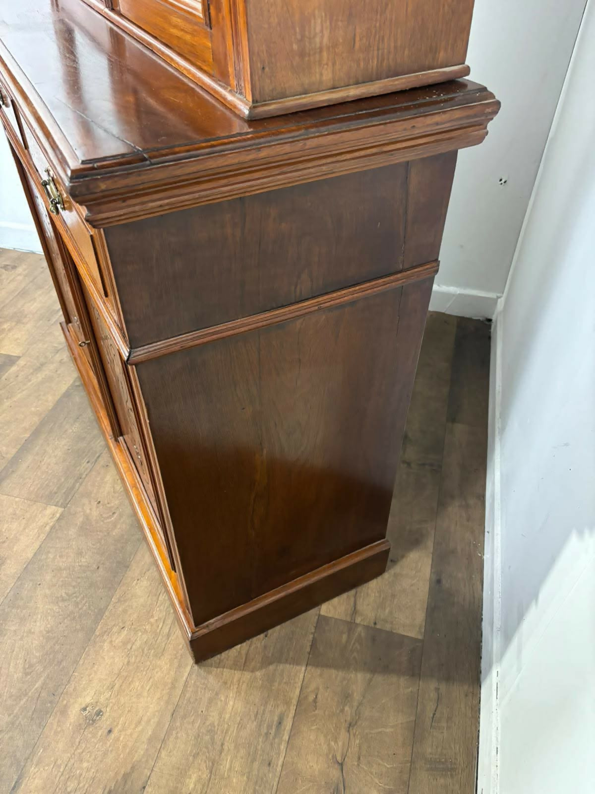 Edwardian Mahogany Glazed Bookcase