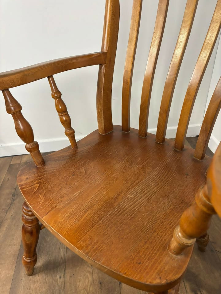 Victorian Style Beech Farmhouse Kitchen Chair