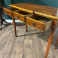 Reproduction Yew Wood Breakfront Console Table2