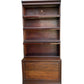Antique Globe-Wernicke Oak barrister bookcase tall vintage display cabinet