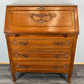 Secretaire Writing Desk Vintage French Oak Bureau Carved Cabinet LOT 3755