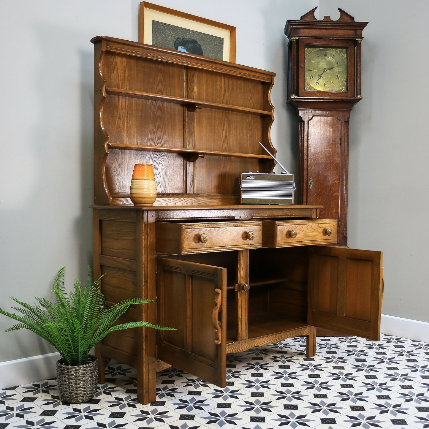 Ercol Elm Dresser Old Colonial in Golden Dawn