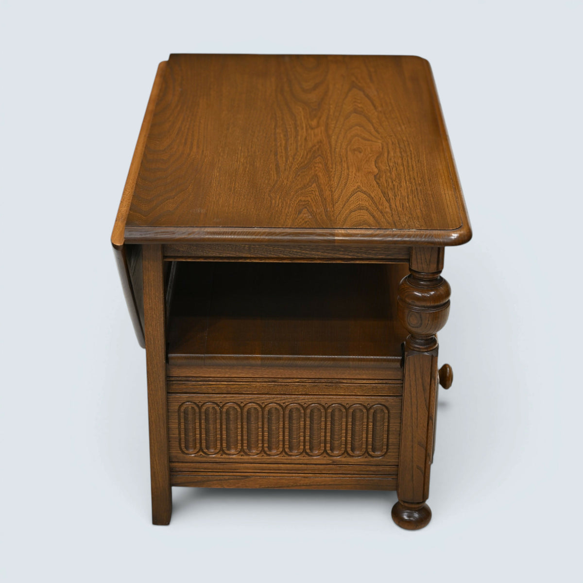 Ercol Corner TV Stand Corner Flap Golden Dawn Finish Strong *FREE UK Delivery