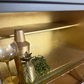 Refinished Mid Century Deep Olive Green Large Nathan Sideboard with drinks cabinet