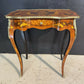 Pretty French Marquetry Lamp Table