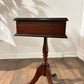 Vintage Reproduction Mahogany Rectangular Tripod Table with Single Drawer