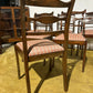 Set of six regency style mahogany chairs, two of which are carvers00