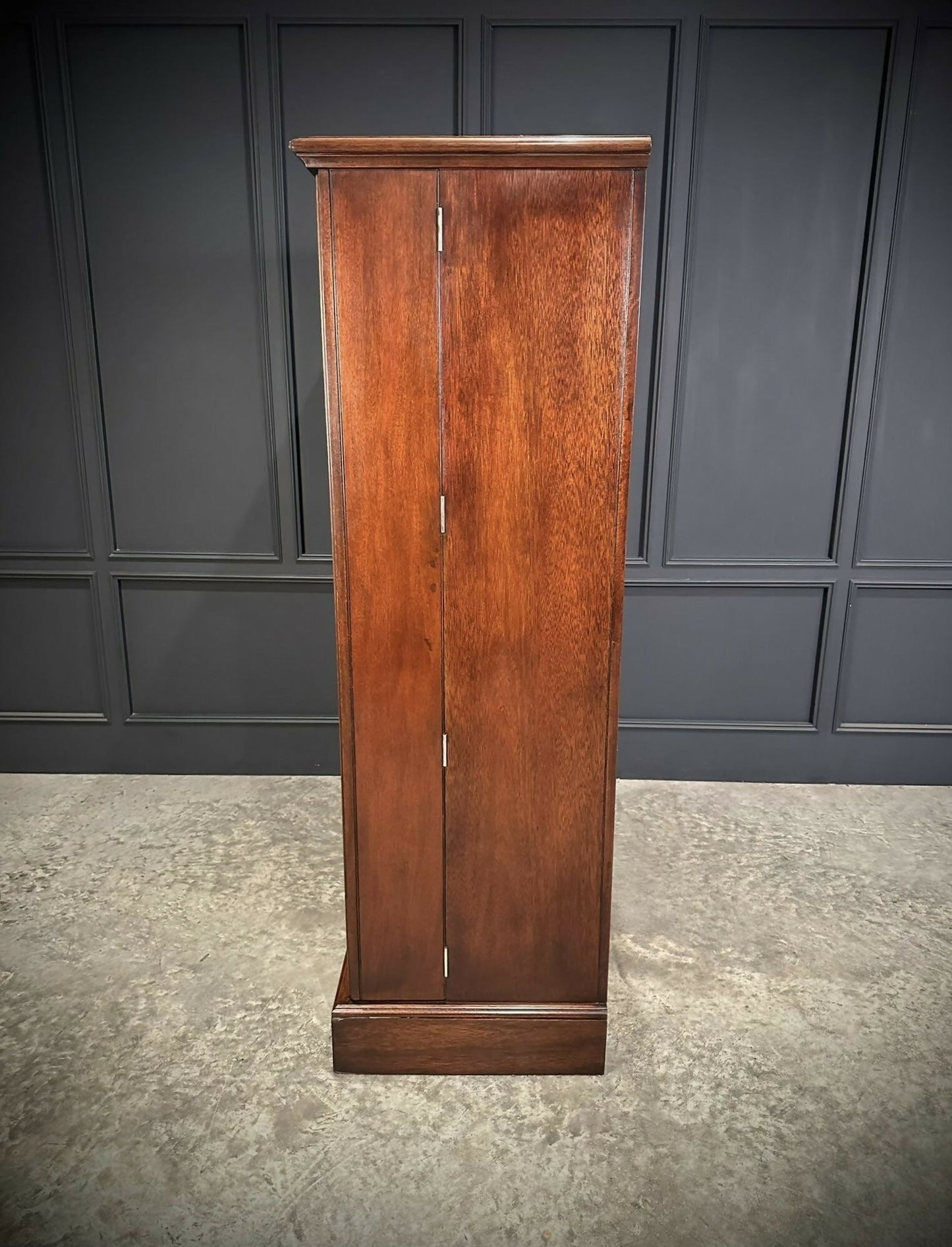 Vintage Mahogany Compactum Wardrobe, 1920s