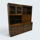 Old Charm Large Wall Unit Bureau Bookcase Storage Light Oak FREE UK Delivery*