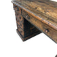 Vintage Victorian distressed office pedestal desk