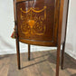 Edwardian Inlaid Mahogany Sheraton Revival Display Cabinet