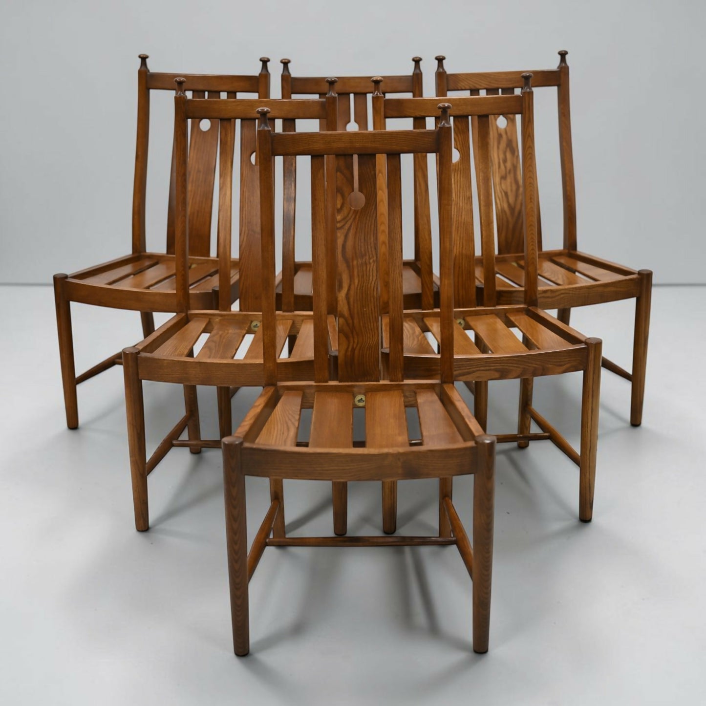 Ercol Set Of 6 Dining Chairs Golden Dawn Finish Model 872 FREE UK Delivery*