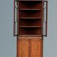 An Edwardian Mahogany, Satinwood and Marquetry Inlaid Corner Cabinet
