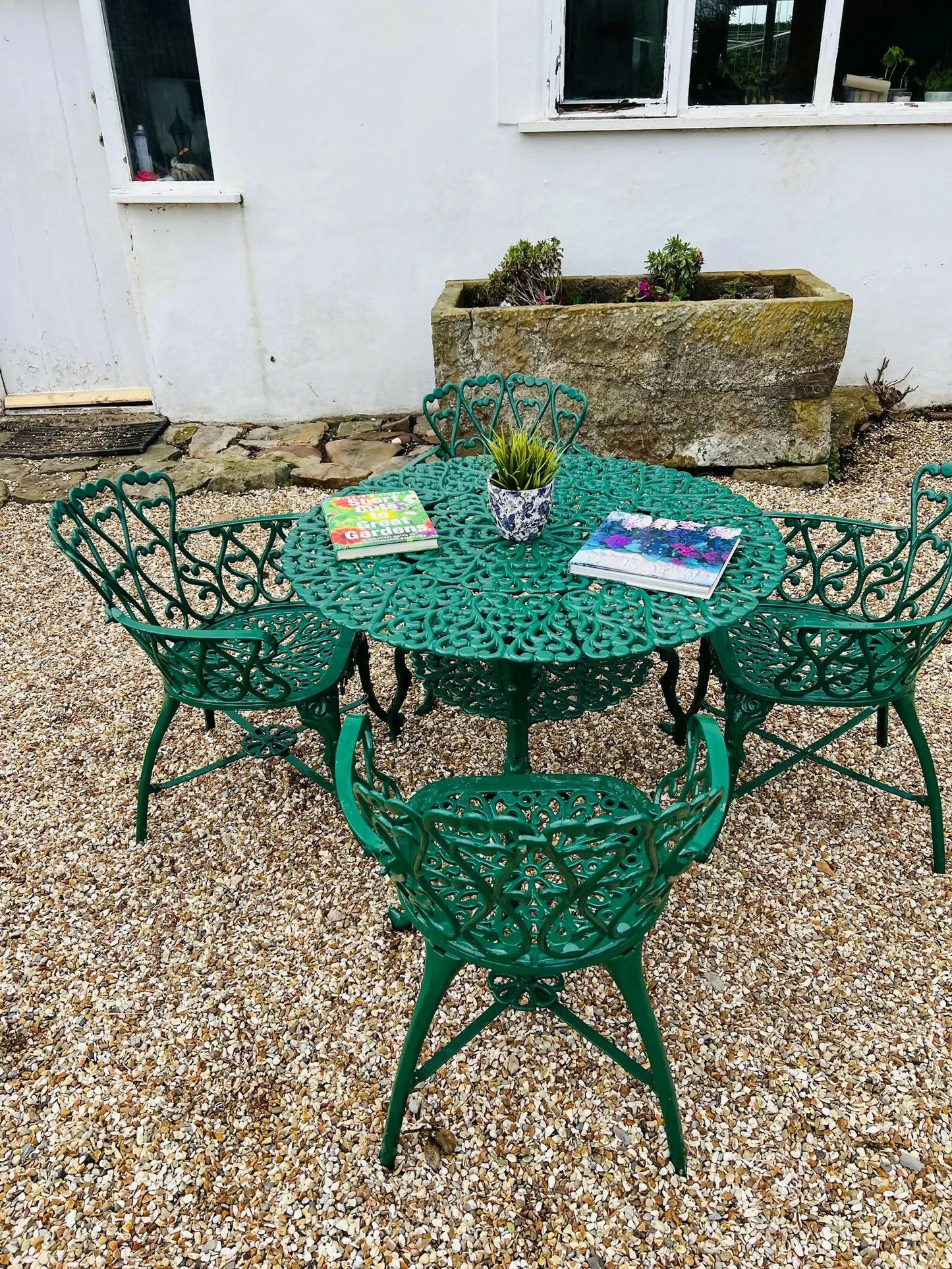 Green Love Seat Patio Set