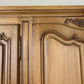 Wardrobe Vintage French Style Oak Four Door Carved Armoire Cabinet LOT 6116