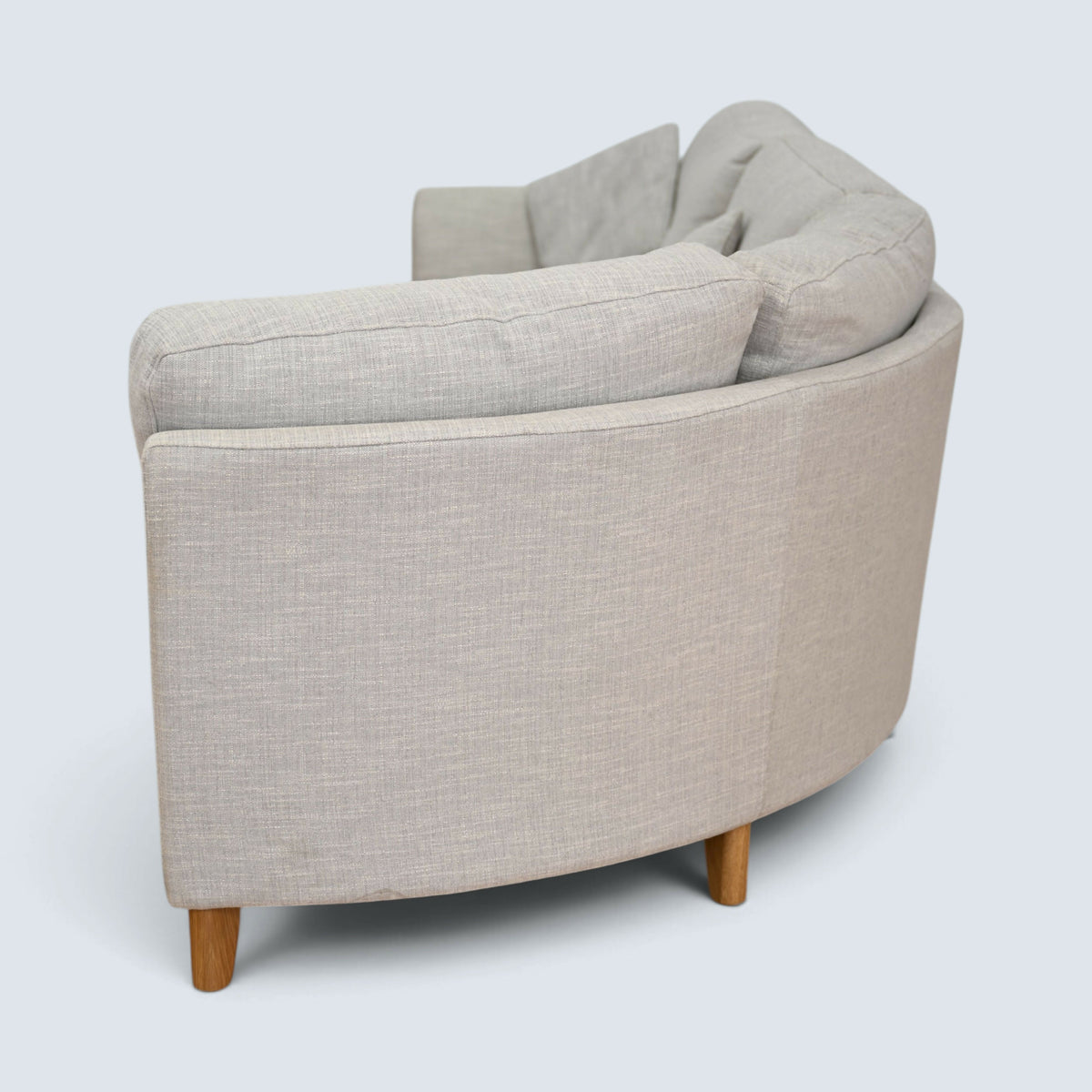 Ercol Corner Sofa Light Grey Upholstery With Cushions 2 Piece FREE UK Delivery*