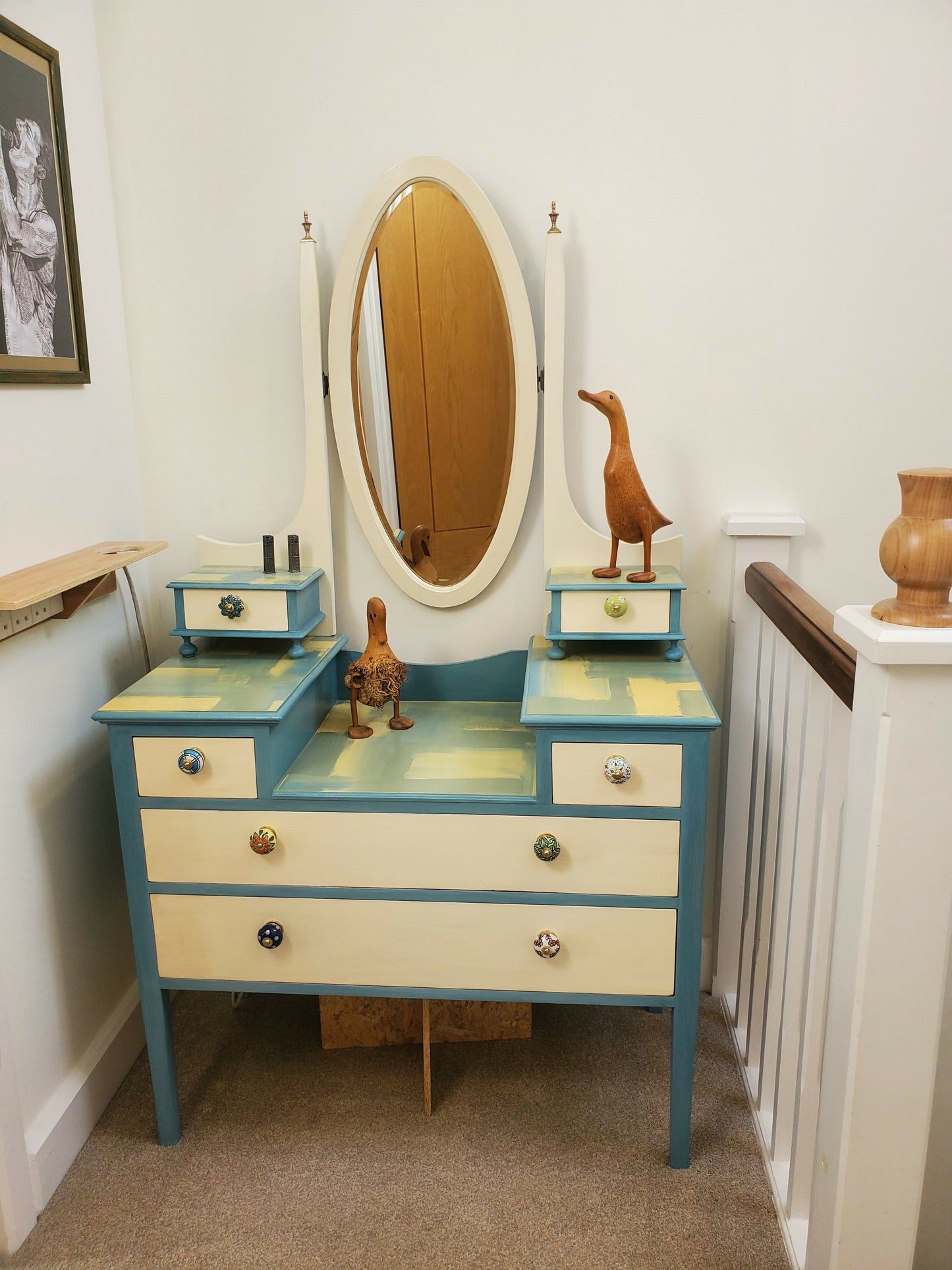 Upcycled dressing table