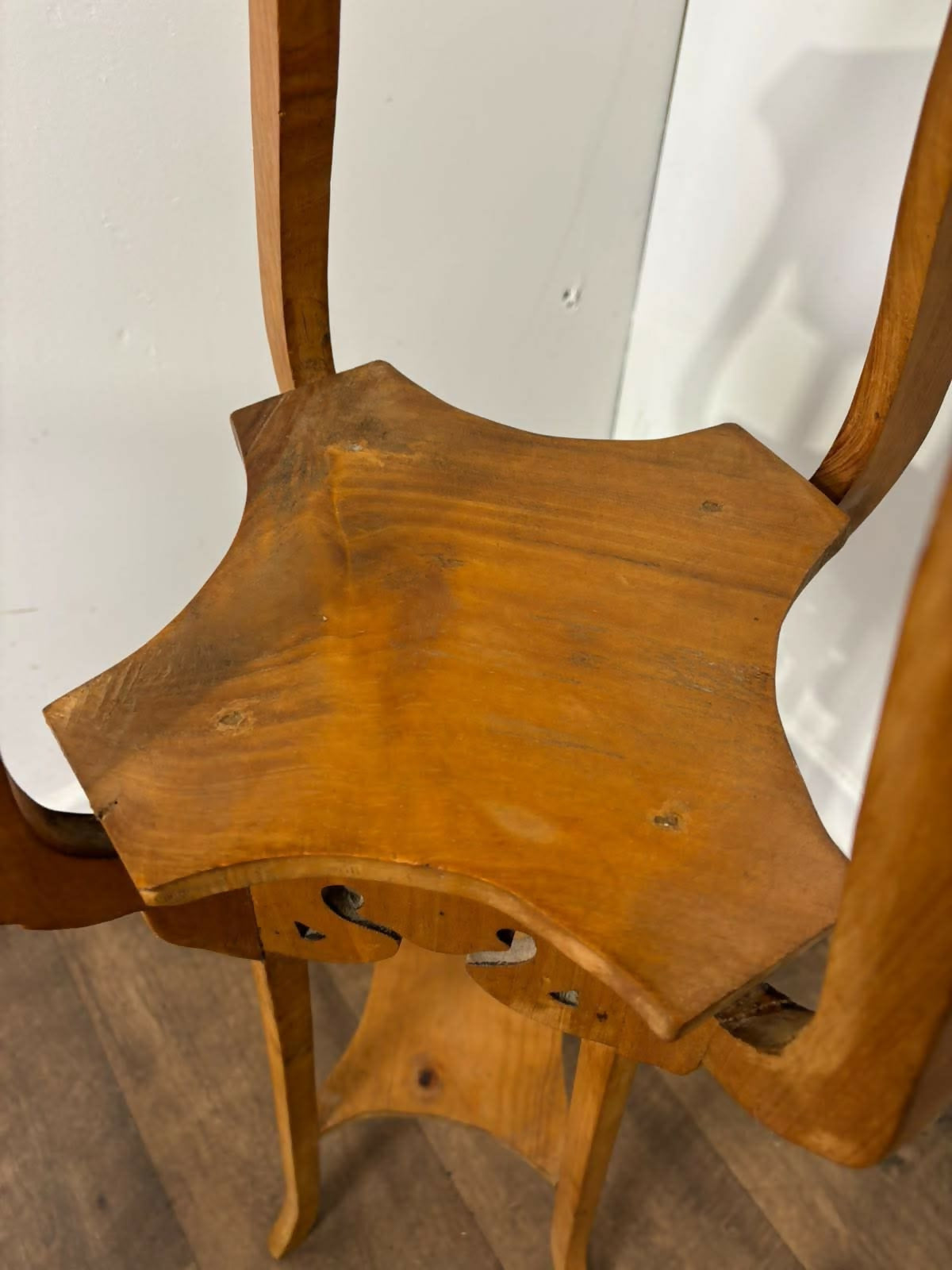 Vintage Pine Three Tier Plant Stand / Jardinière Stand