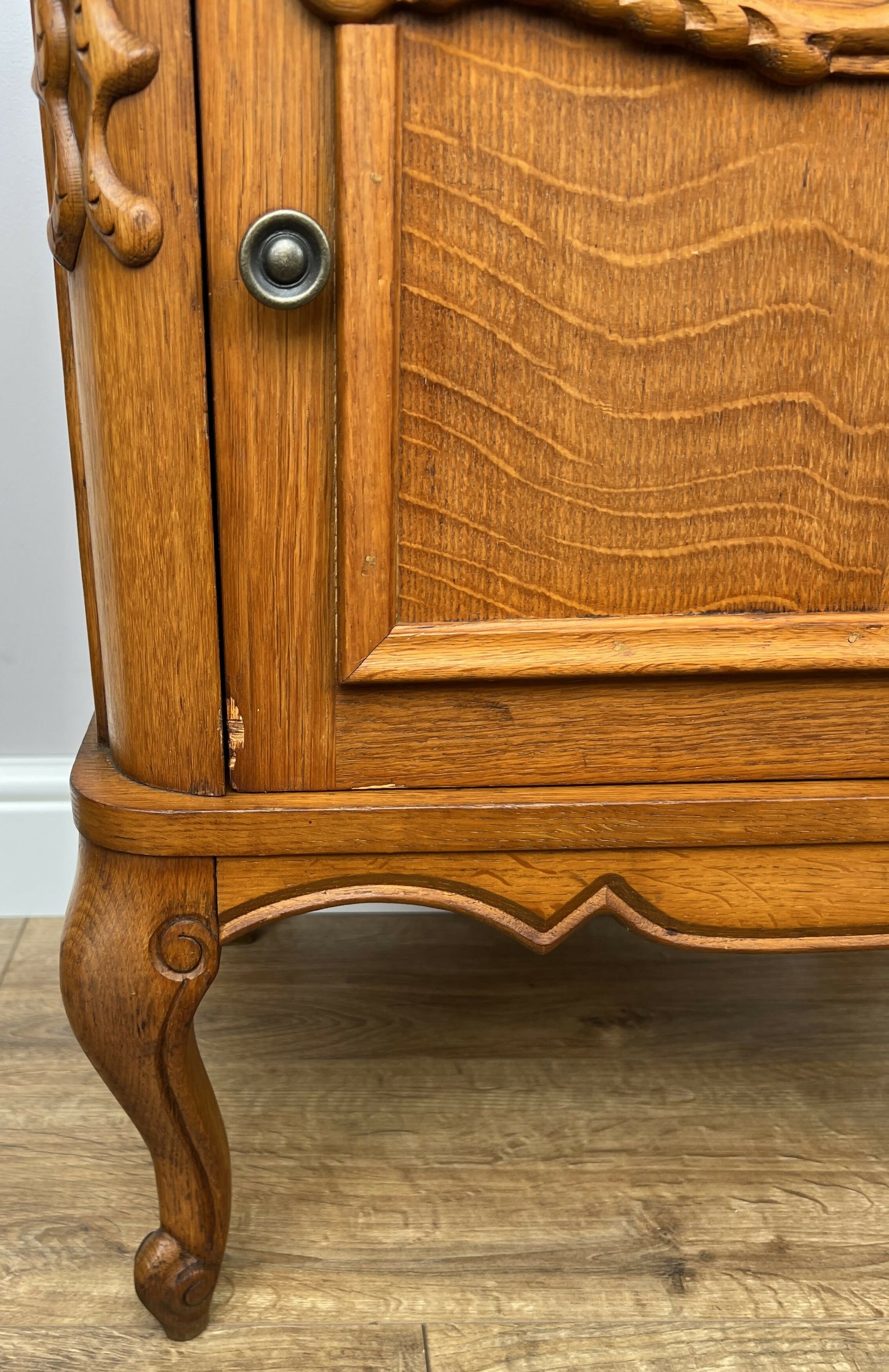Pair of Bedside Tables Vintage French Louis XVI Nightstands Cabinets LOT 6365