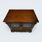 Old Charm TV Stand Video Cabinet Light Oak Made In England Free UK Delivery