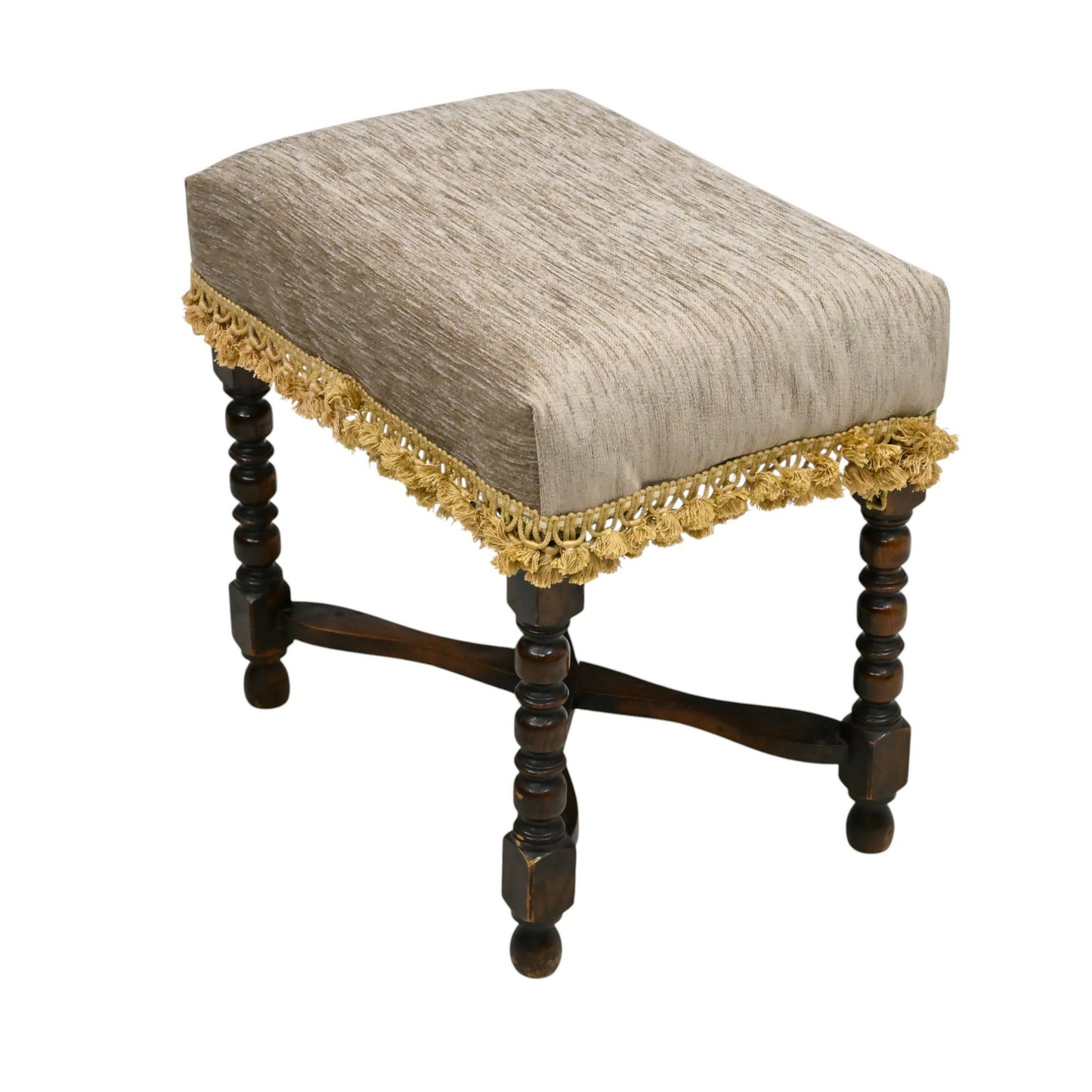 Vintage Piano Stool Dressing Table Stool Newly Upholstered Free Delivery. SBR10662/0307E
