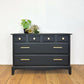 Black Antique Stag Drawers